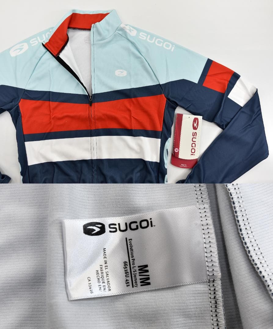 Sugoi Evolution Pro 長袖ジャージ size:M アイスブルー