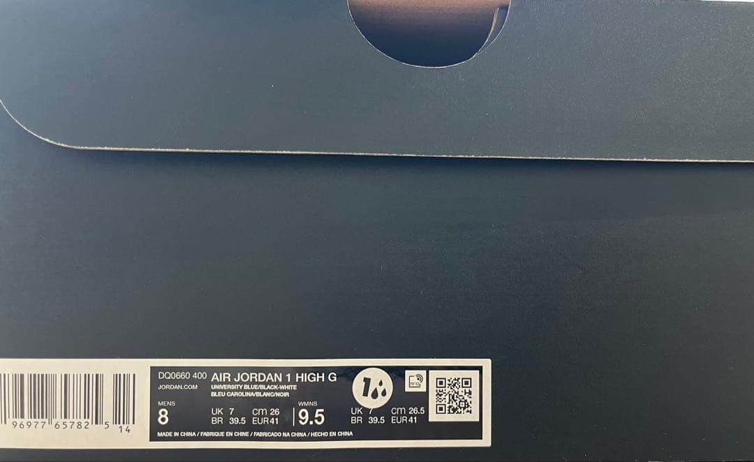 シューズ(男性用) NIKE AIR JORDAN 1 HIGH G DQ0660 400 US8