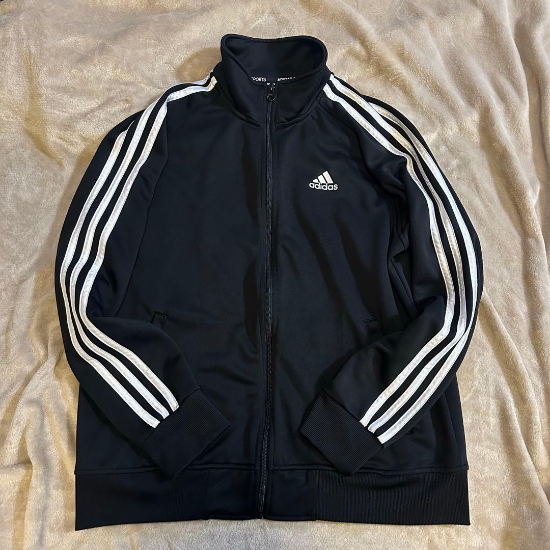『adidas 』ストライプ ジャージ　トラックジャケット　コンバットスポーツ