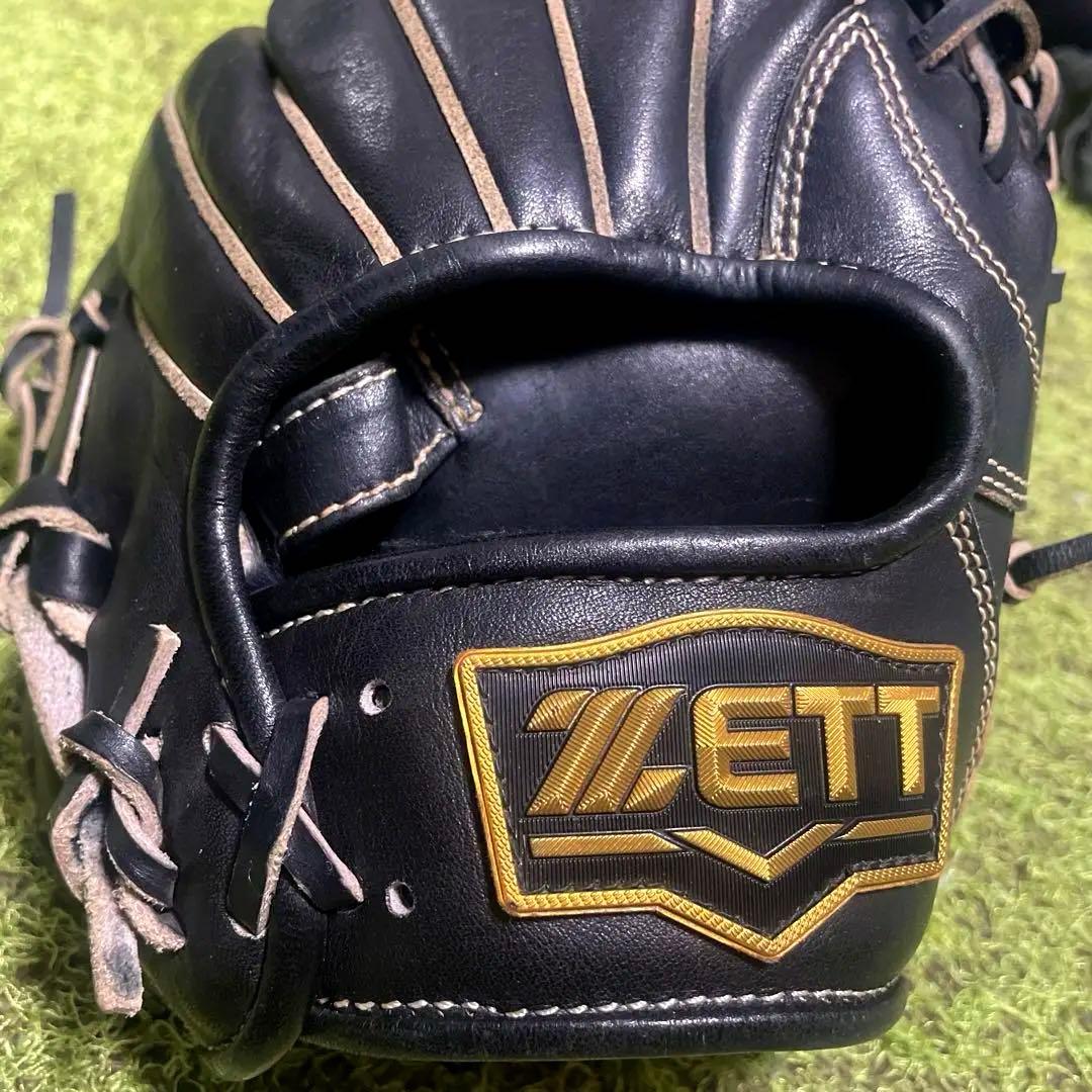 ZETT ネオステイタス　軟式野球(ソフトボール)グローブ 右投げ用 黒