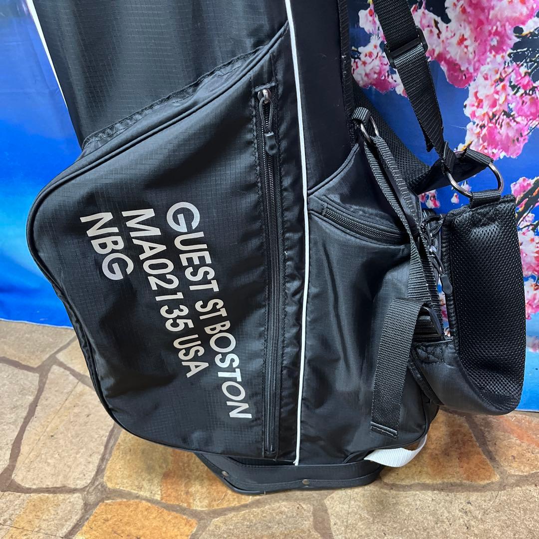 寶BV-1129 【美品】ニューバランス スタンド型 キャディバッグ ブラック