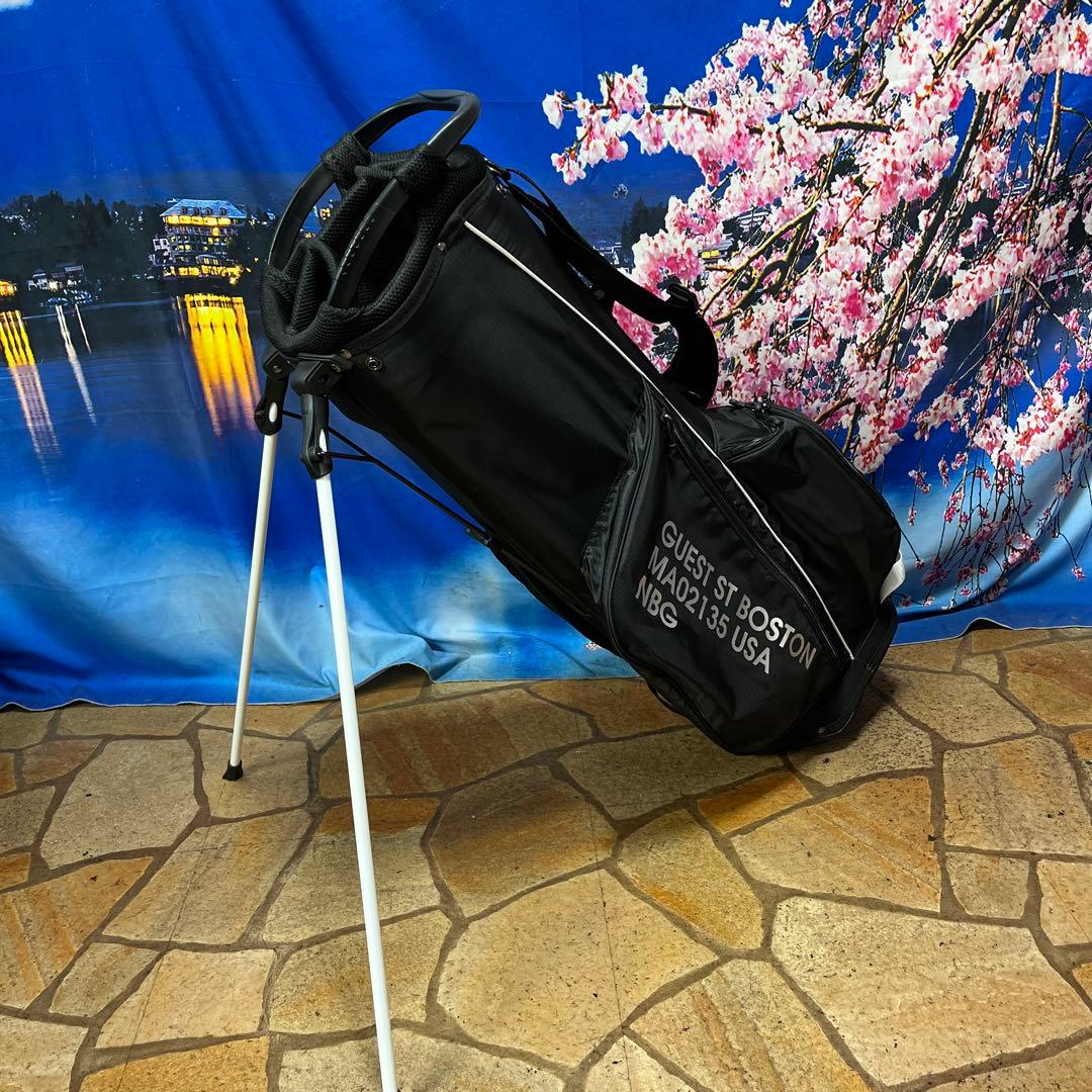 寶BV-1129 【美品】ニューバランス スタンド型 キャディバッグ ブラック