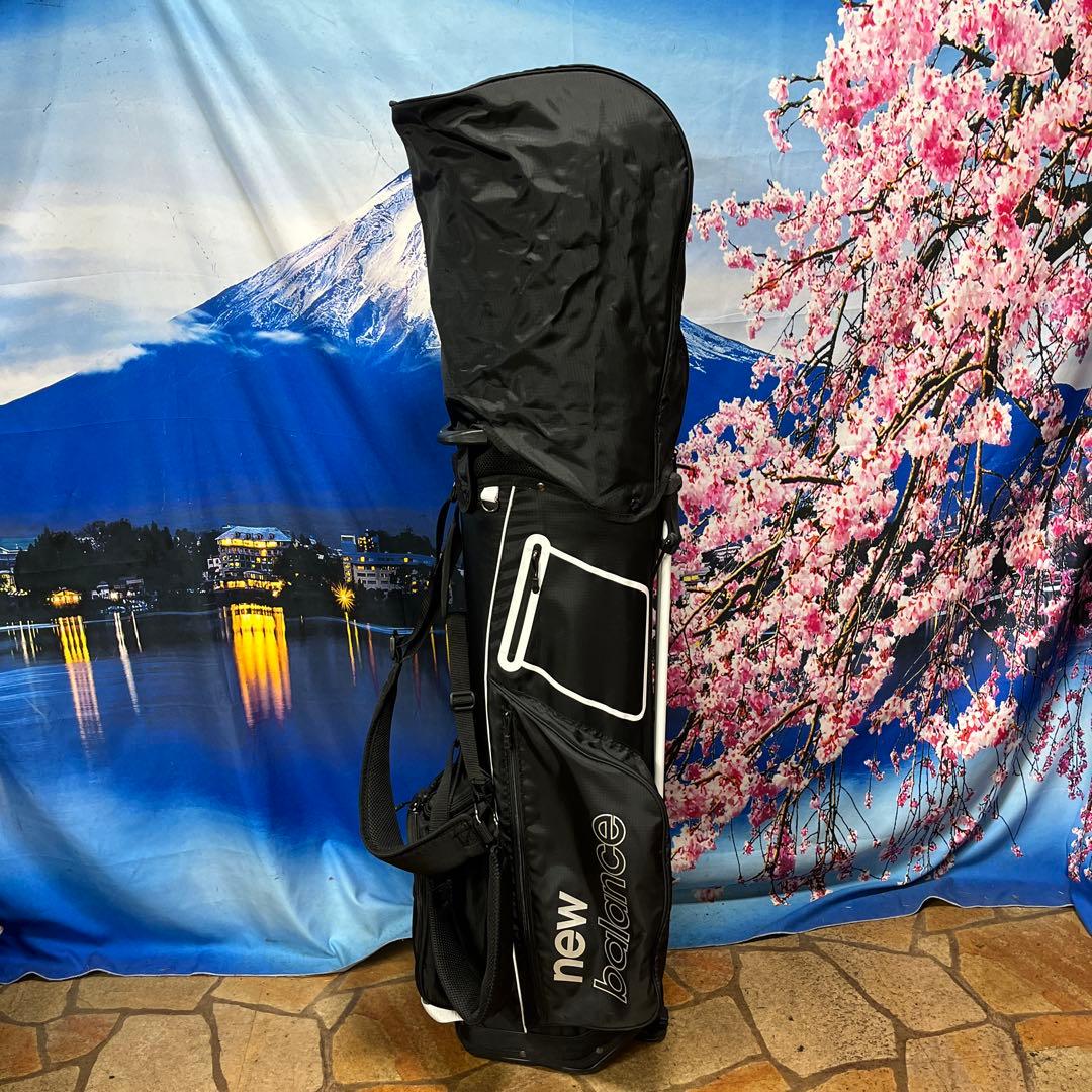 寶BV-1129 【美品】ニューバランス スタンド型 キャディバッグ ブラック