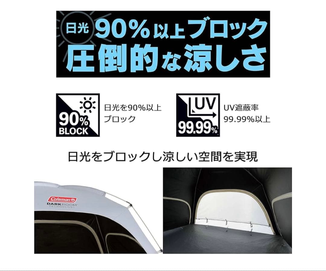 Coleman スクリーンシェード　テント 3〜4人用