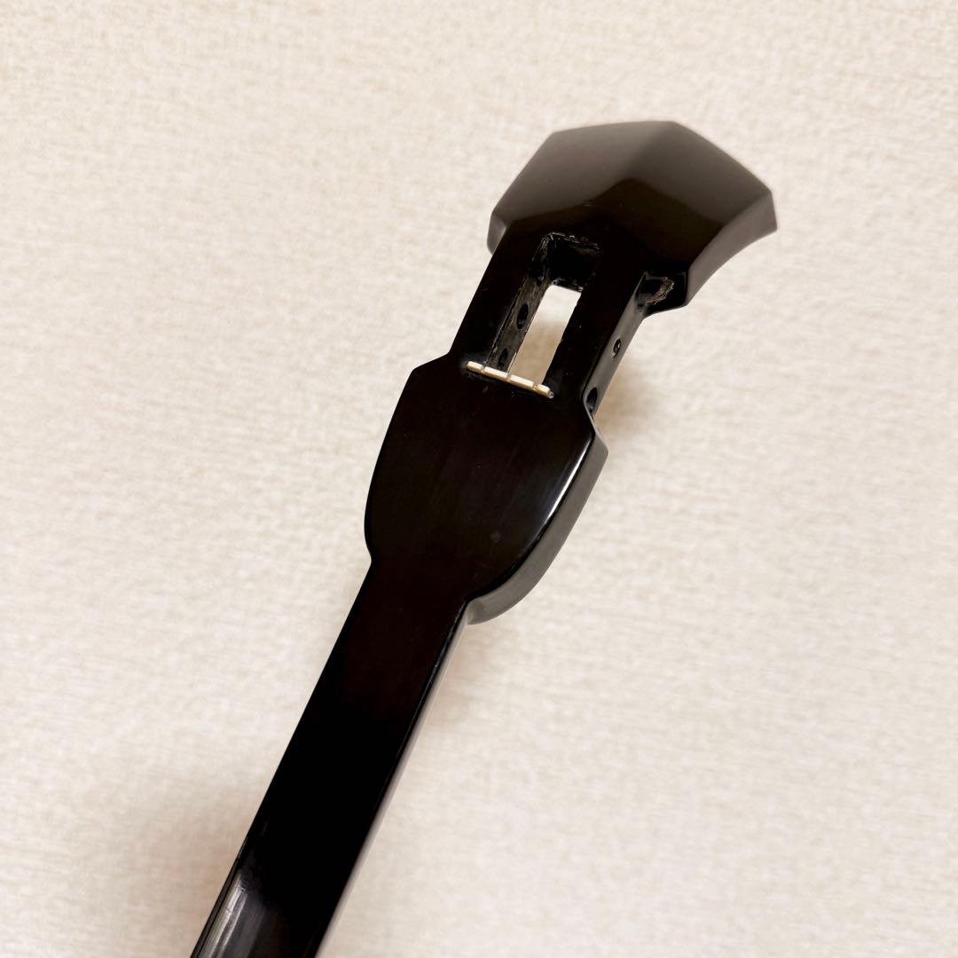 三線■銘苅春政作 知念大工■黒檀 棹 黒木