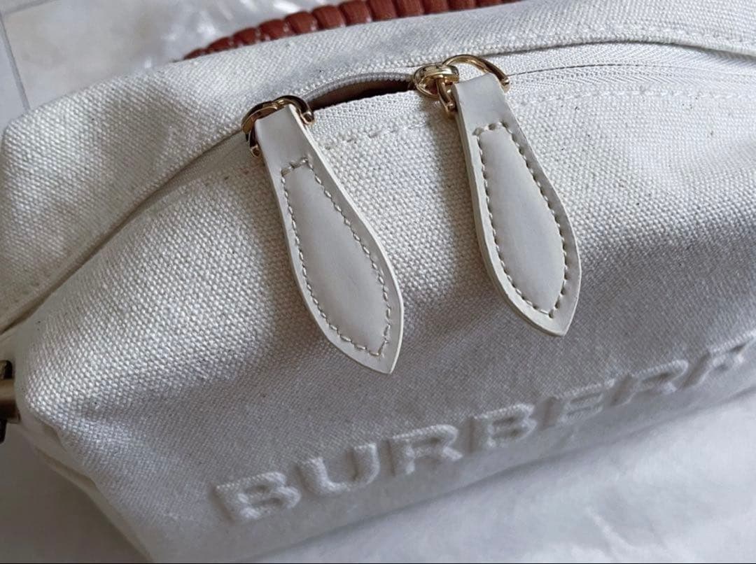 BURBERRY ノベルティ キャンバスワンショルダーバック