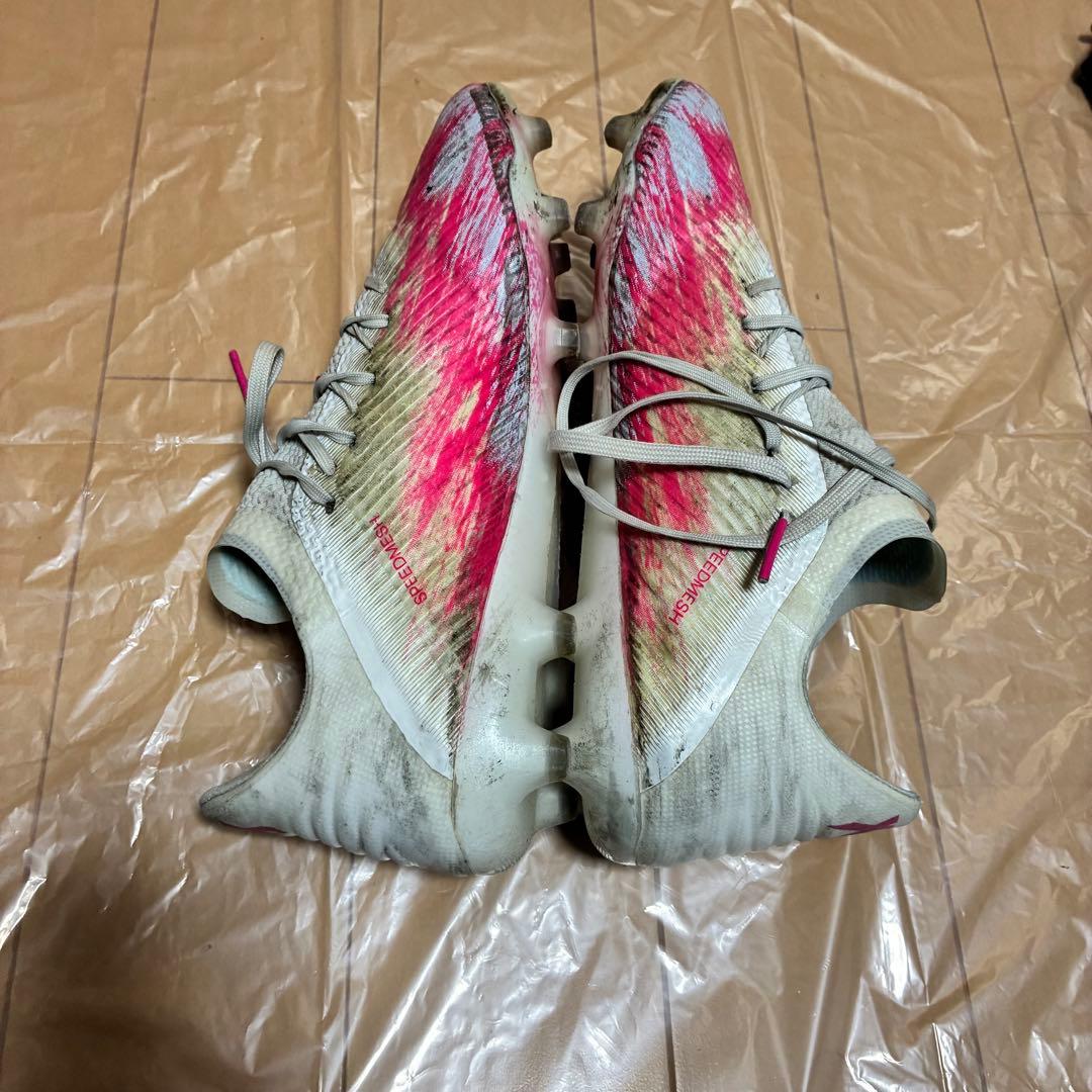 adidas アディダス エックス 19.1 AG(ホワイト×ピンク)