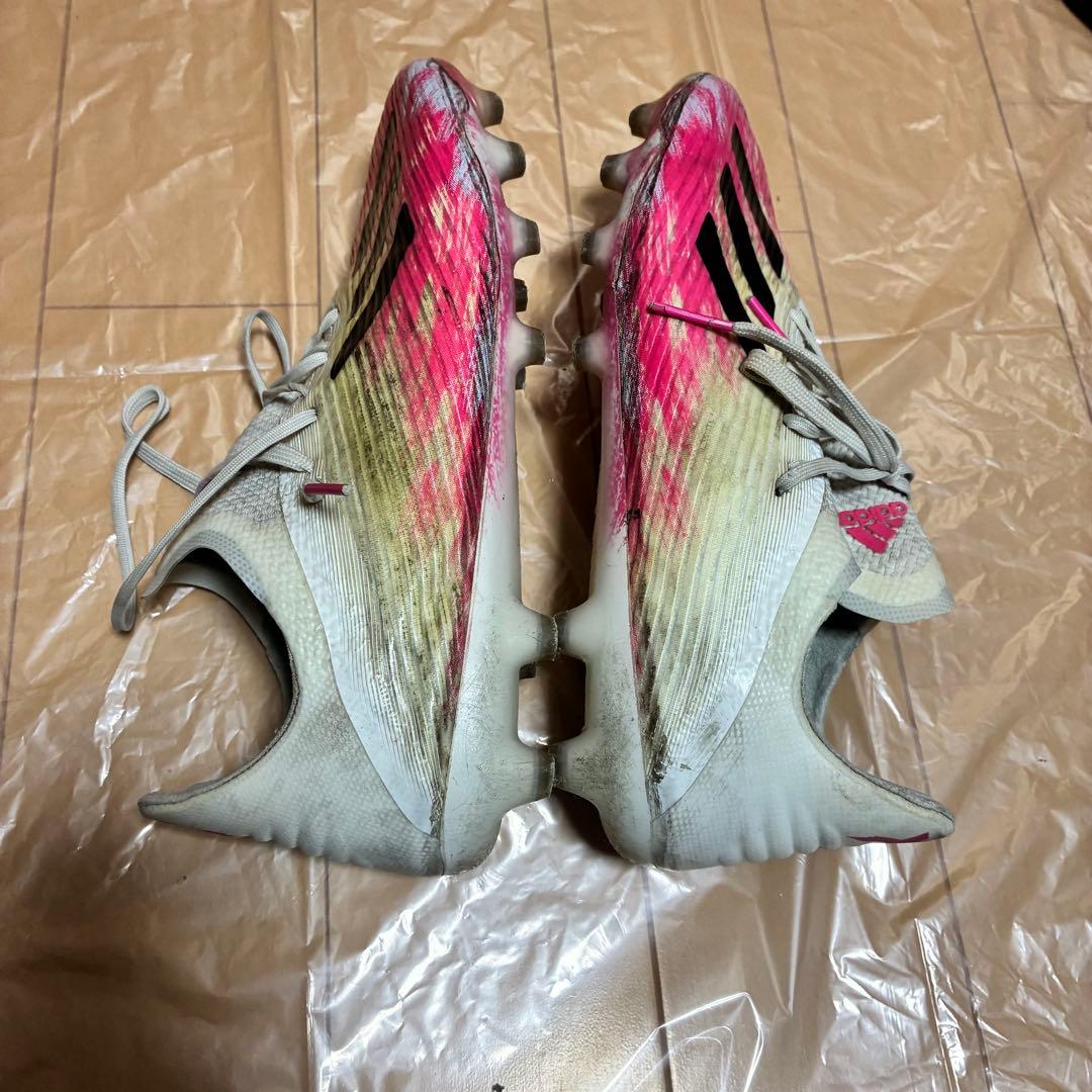 adidas アディダス エックス 19.1 AG(ホワイト×ピンク)