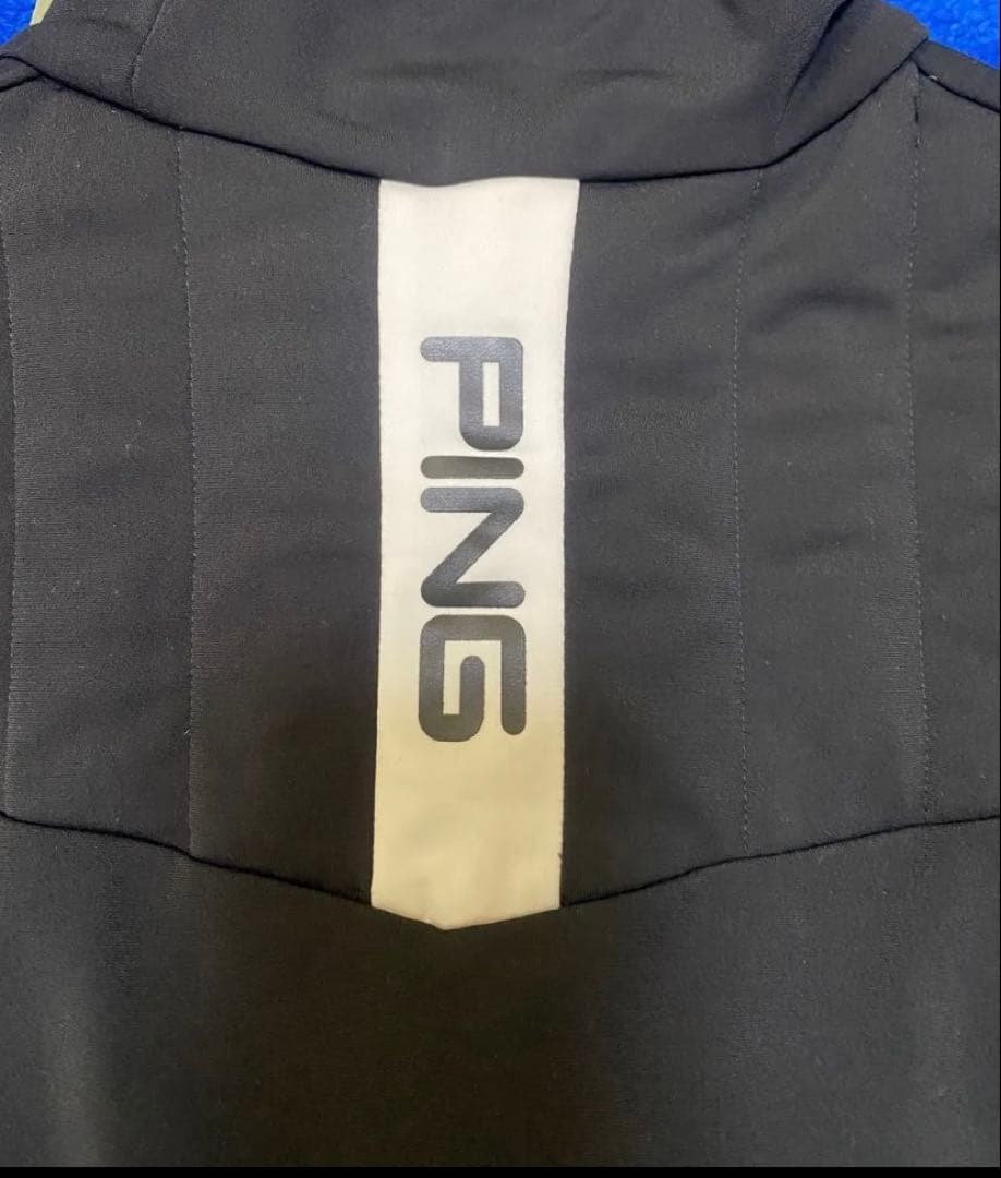 PING モックネック 長袖シャツ ブラック PHOENIXARIZONA LL