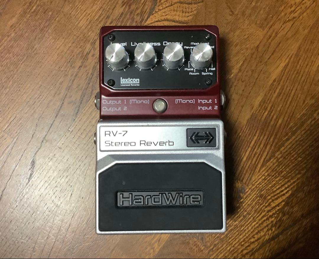ギター Digitech HardWire RV-7 Stereo Reverb