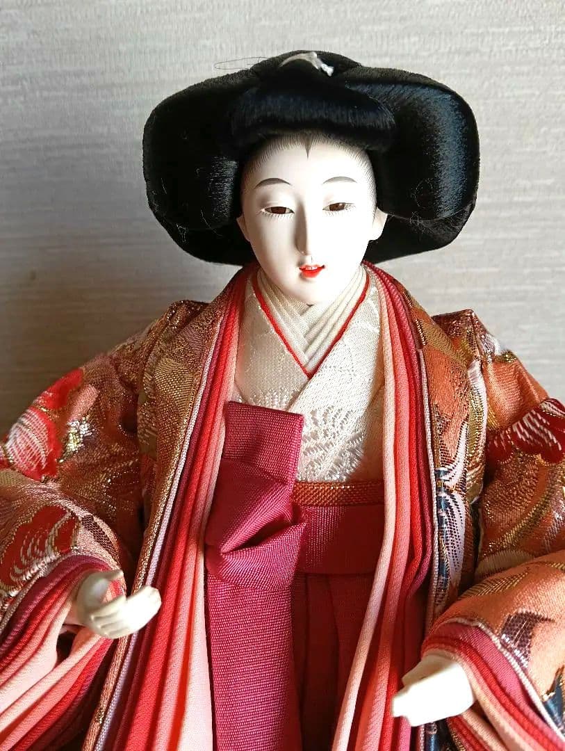 三人官女　お雛様　西陣織　中古品　ひな祭り　美品