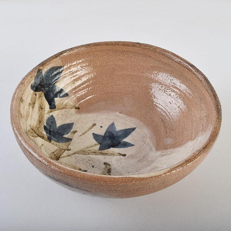 北大路魯山人作　桔梗文　菓子器　菓子鉢　時代箱　M　R9561