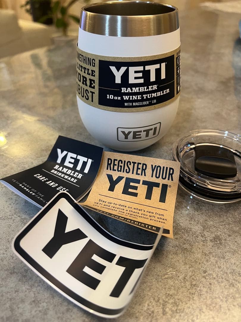 新品正規品YETI Rambler 10oz Wine Tumbler