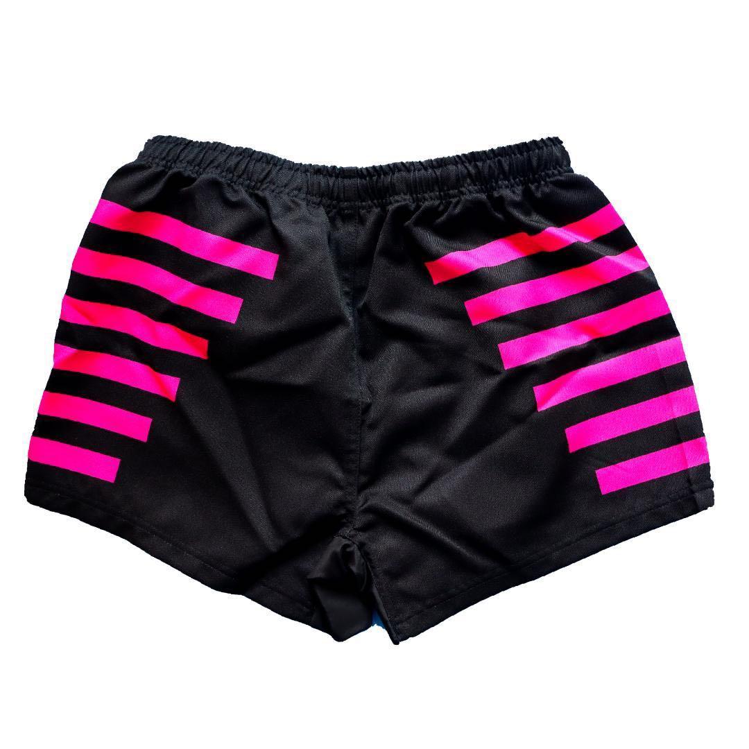 【送料込】 BLK ラグビーショーツ XL | 特注カラー ブラック ピンク