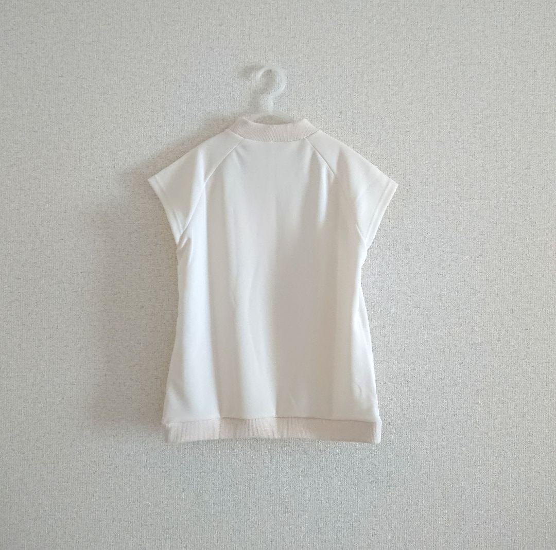 【新品】HRU・HIGH NECK RIB TOPS（OFFWHITE）