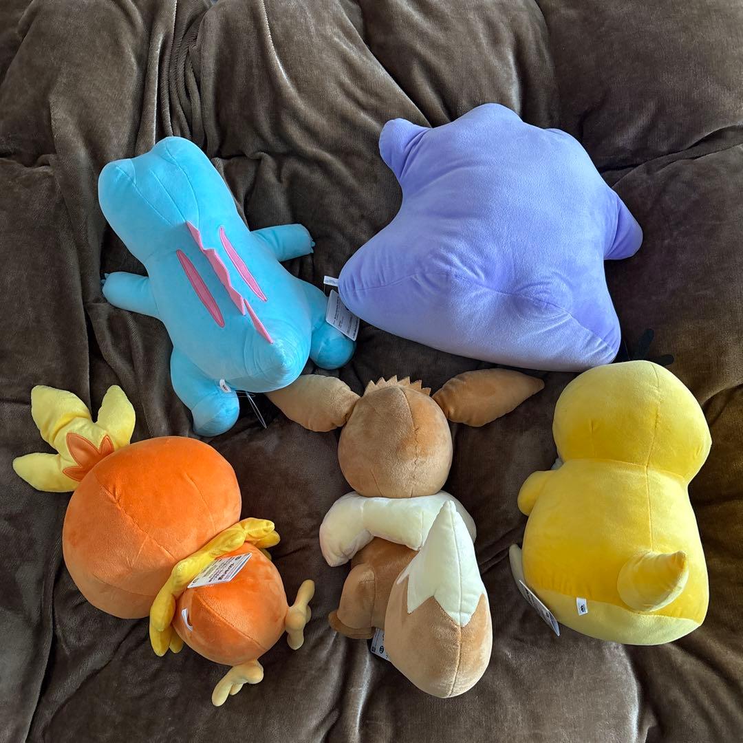 【新品タグ付】ポケットモンスター めちゃもふぐっとぬいぐるみ②【5体セット】