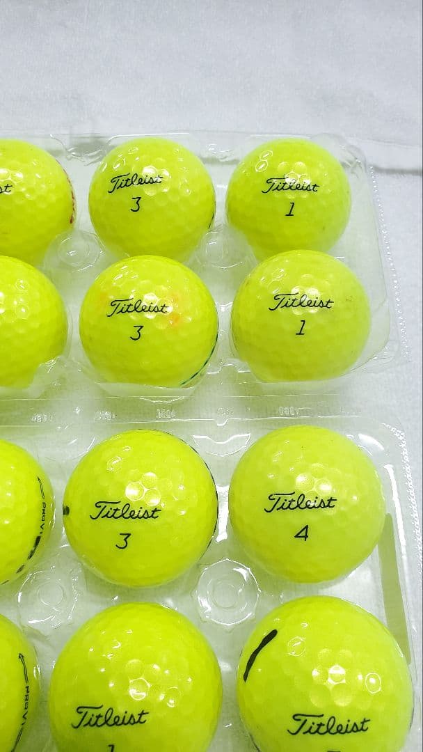 (53)Titleist prov1ゴルフボール 25個 ロストボール