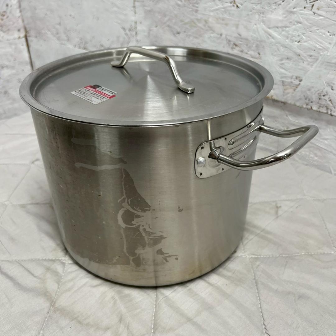 【プロシェフ】 業務用 ステンレス製 寸胴鍋 24cm 両手鍋 厨房 A0647
