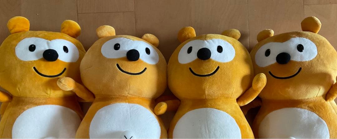 オリックス バファローズ☆ポンタ ポンタ ぬいぐるみ 4体セット 30cm