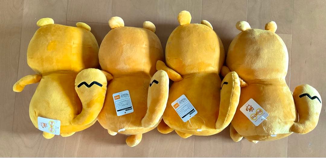 オリックス バファローズ☆ポンタ ポンタ ぬいぐるみ 4体セット 30cm