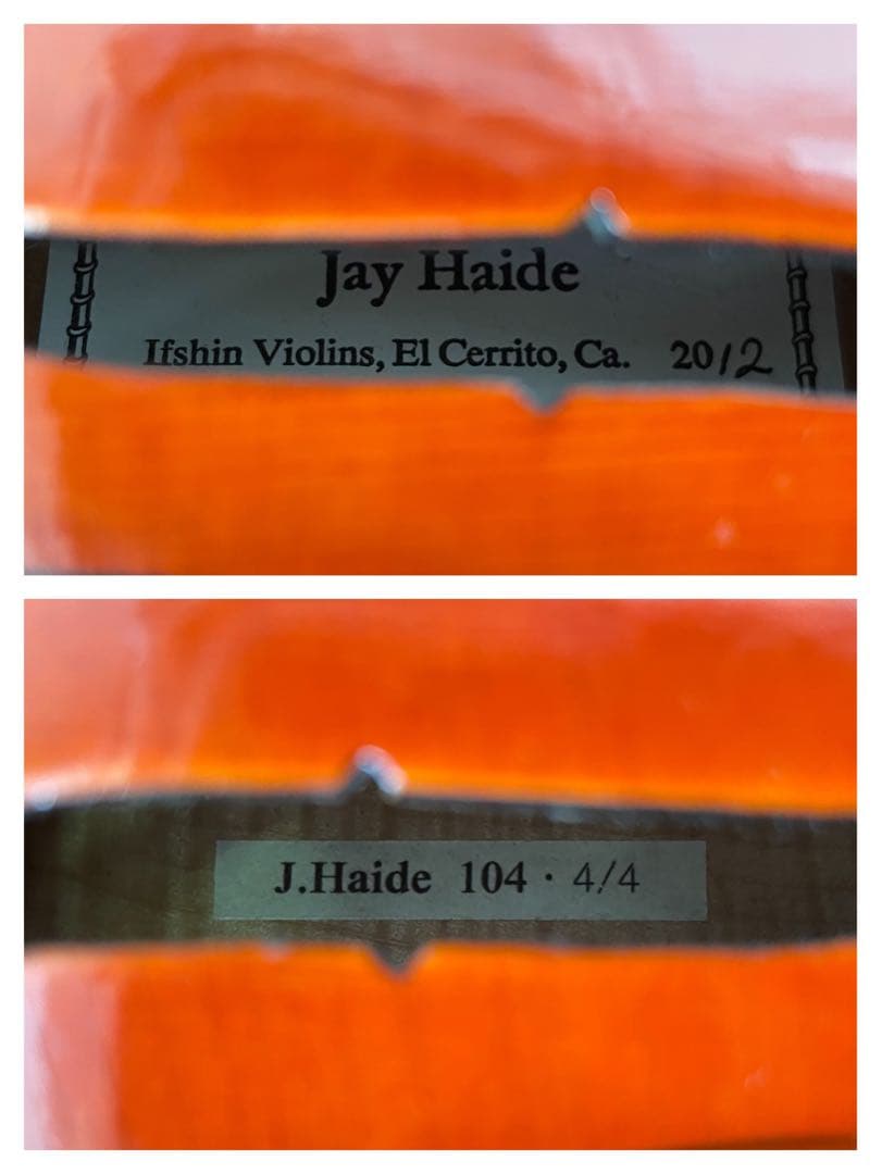 Jay Haide ジェイハイダ 104 4/4 バイオリン 弓・ケース付き