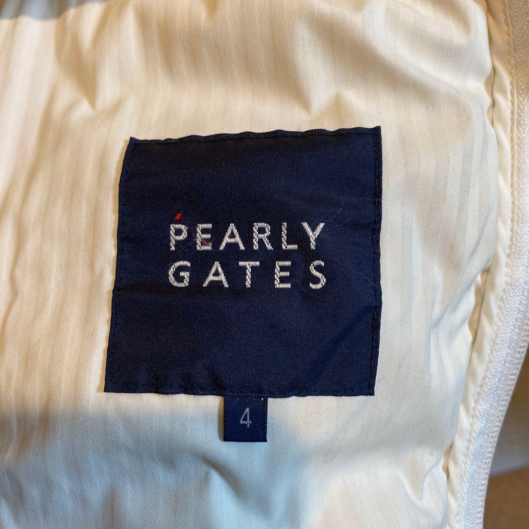PEARLY GATES ホワイト ダウンジャケット サイズ4