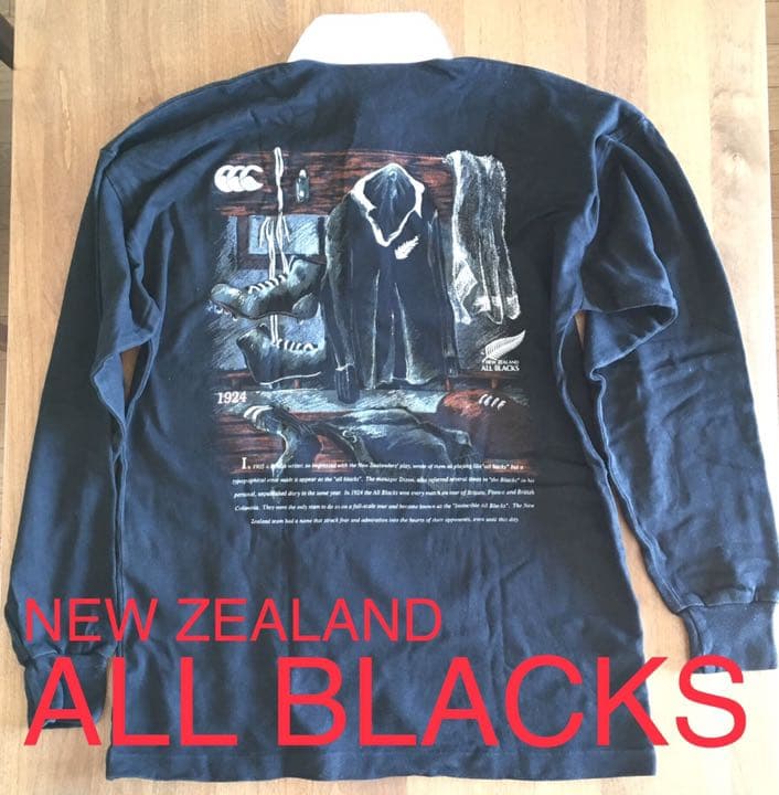 NZ購入 ALL BLACKS ラガーシャツ ＆ アウター 公式グッズ2点セット