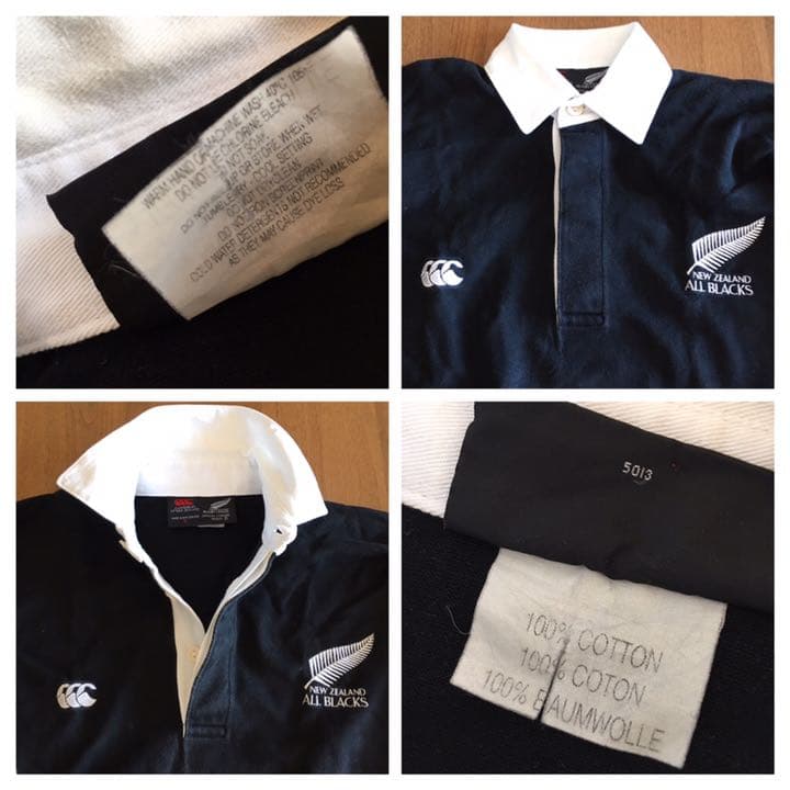 NZ購入 ALL BLACKS ラガーシャツ ＆ アウター 公式グッズ2点セット