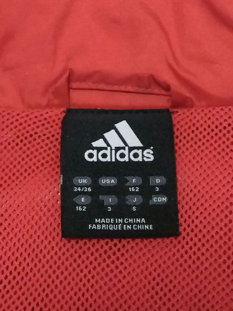 ACミラン adidas ウィンドブレーカー 赤黒 レア ジャケット 2005