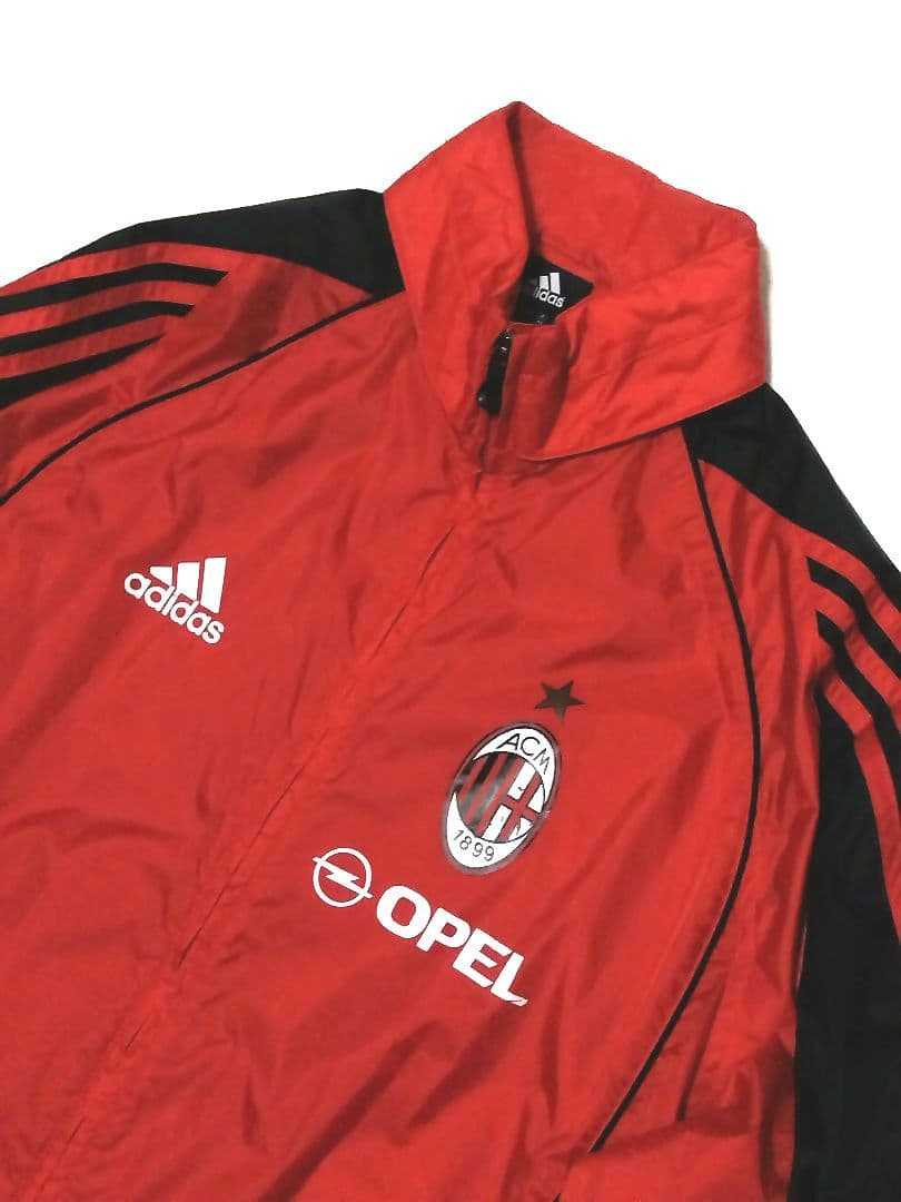 ACミラン adidas ウィンドブレーカー 赤黒 レア ジャケット 2005