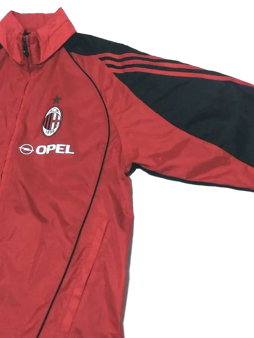 ACミラン adidas ウィンドブレーカー 赤黒 レア ジャケット 2005