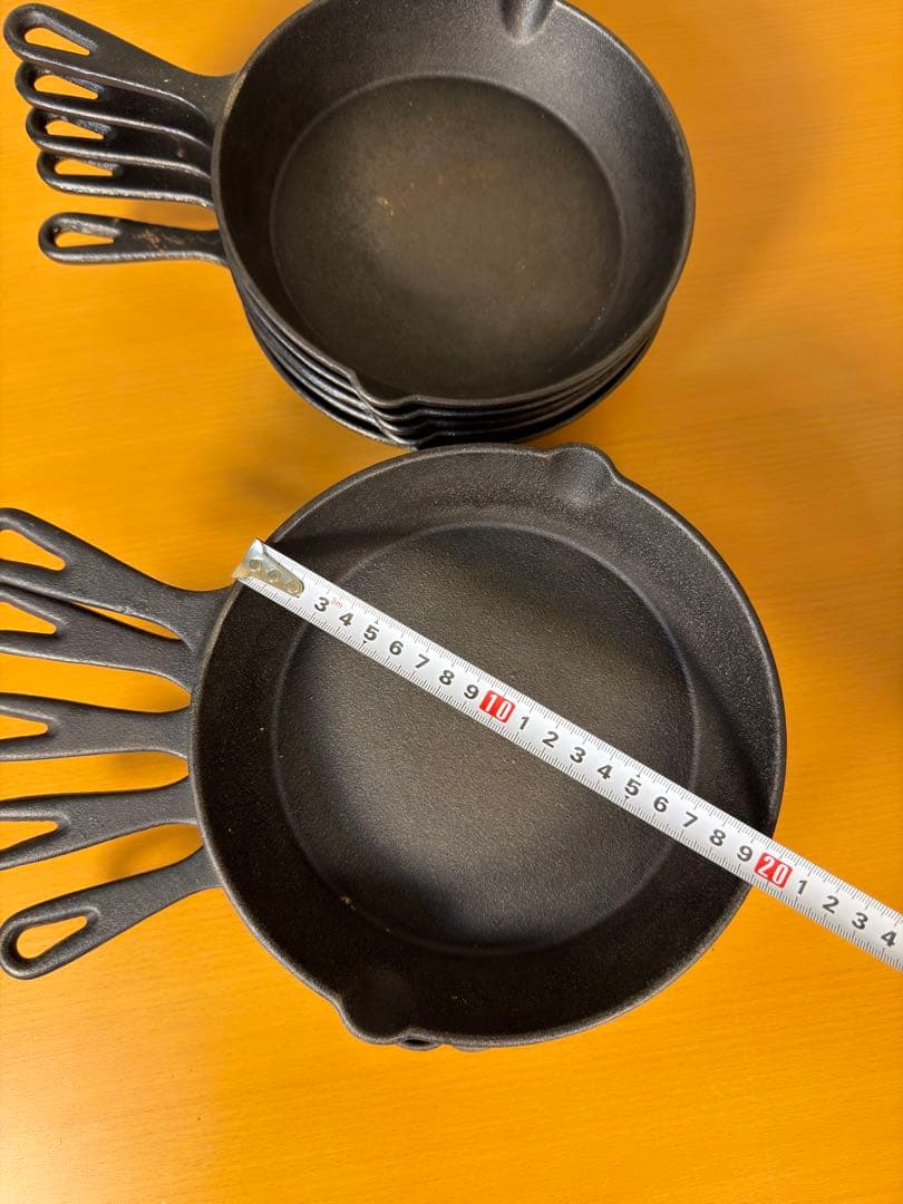 鋳鉄製スキレット 10枚セット 20cm まとめ売り