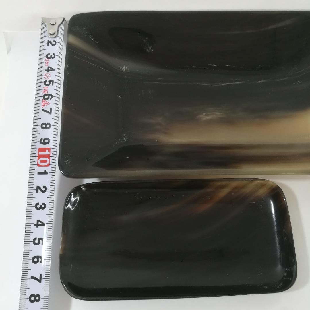 小物入れ バッファローホーン 2個セット 動物 角 　ネM306