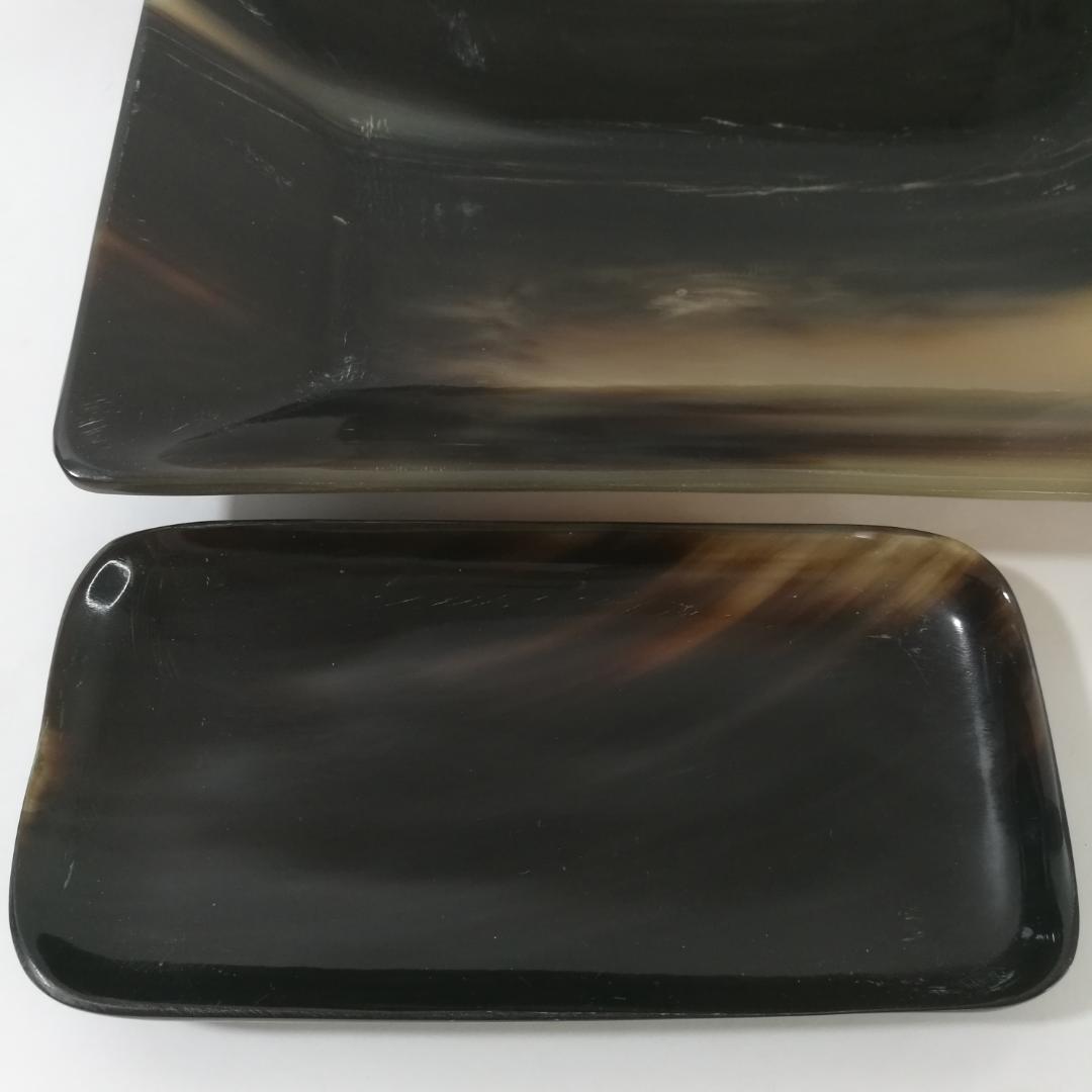 小物入れ バッファローホーン 2個セット 動物 角 　ネM306