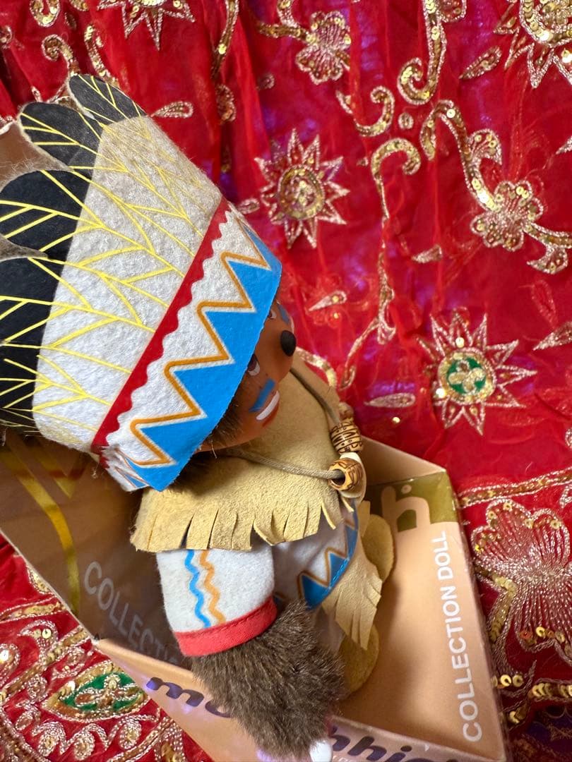 ‼️激レア‼️monchhichi インディアン風　モンチッチ！Indian