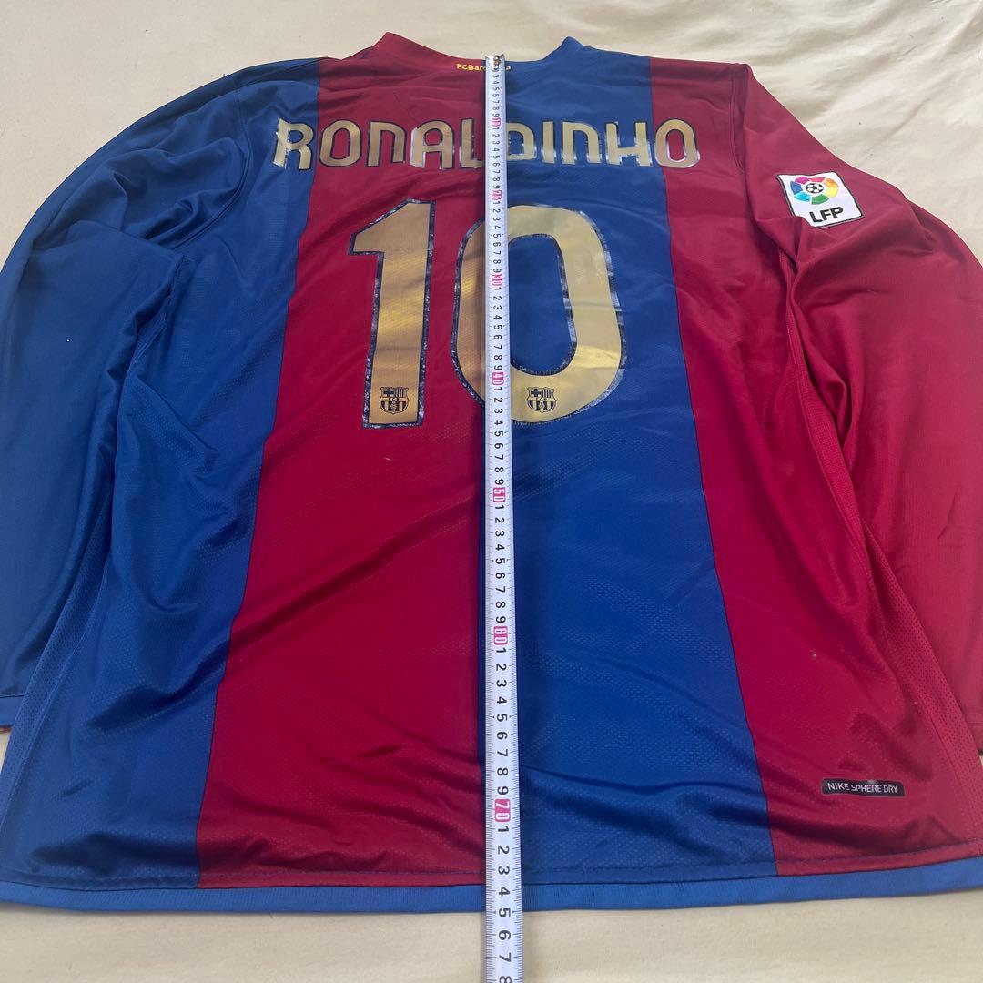 バルセロナ 06-07 ロナウジーニョ #10 長袖ユニフォーム 正規品