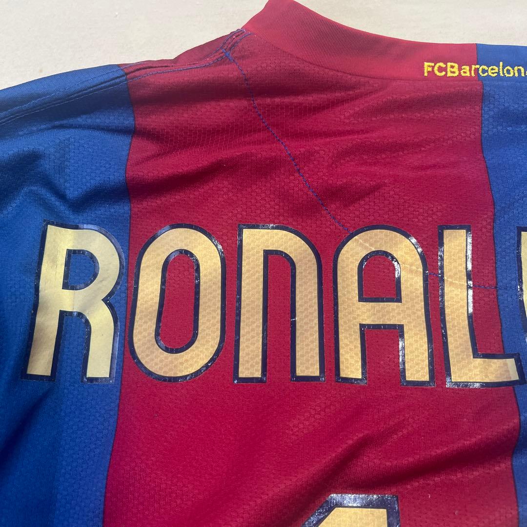 バルセロナ 06-07 ロナウジーニョ #10 長袖ユニフォーム 正規品