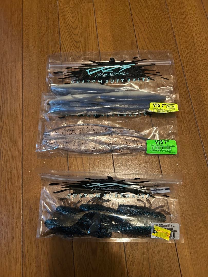 drt,deps,他。バス釣り引退ワームセット　約30パックほど