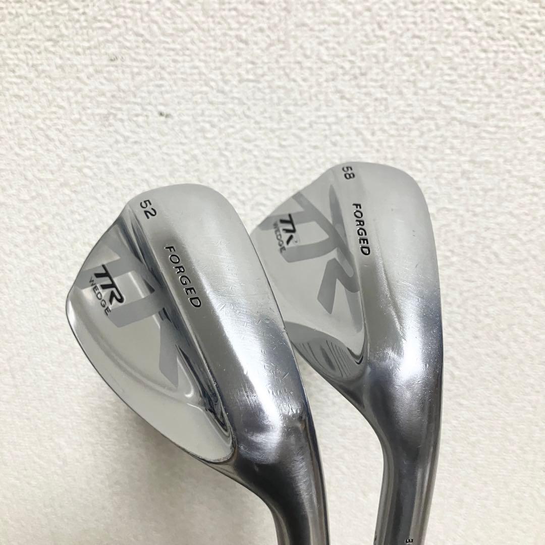 【良品】グリップ新品/PRGR TR WEDGE プロギア ウェッジ52°58°