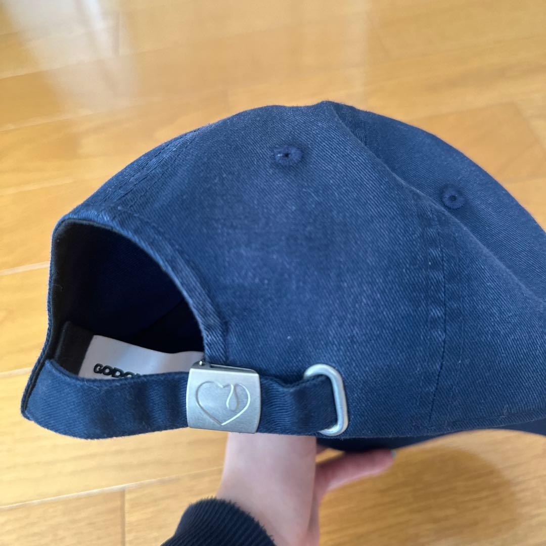 岩田剛典　GODONLYKNOWS キャップ ネイビー LOGO CAP 帽子