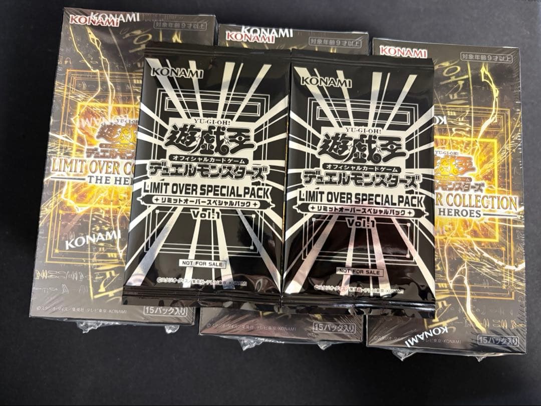 LIMIT OVER COLLECTION HEROES ×6BOX　プロモ×2