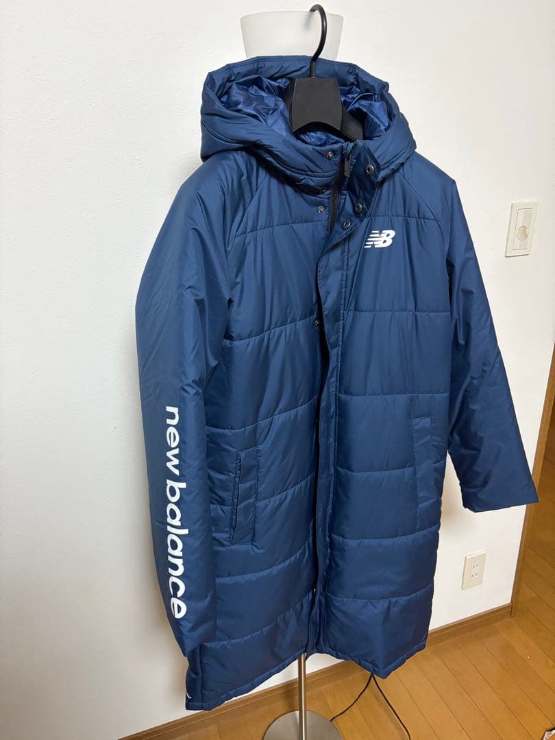 New Balance ネイビー ベンチコート