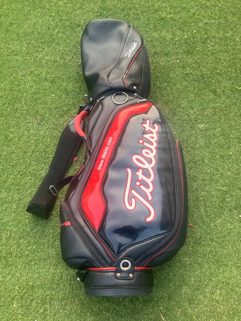 もなかさん専用　Titleist キャディバッグ 黒/赤