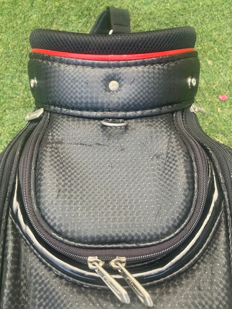 もなかさん専用　Titleist キャディバッグ 黒/赤