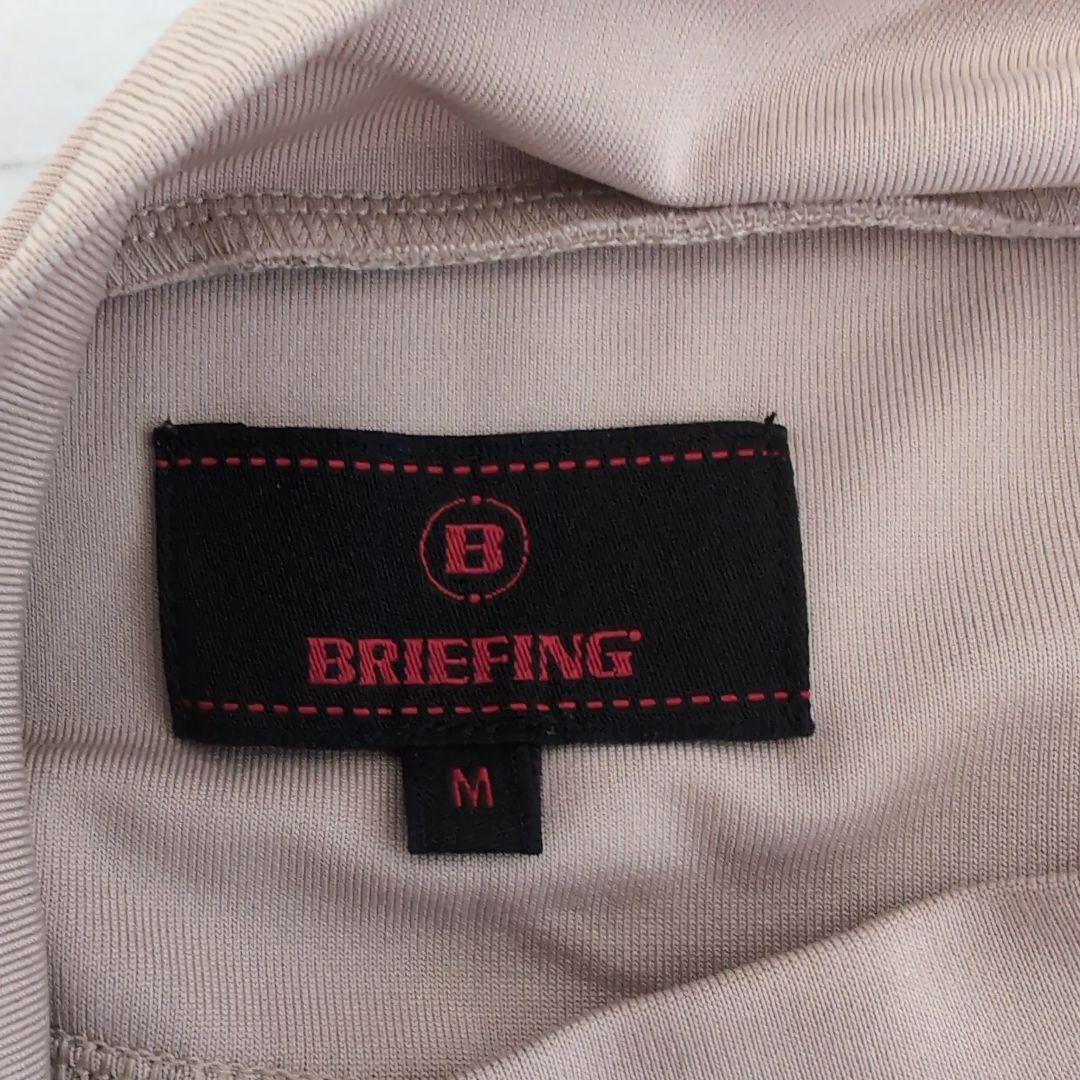 BRIEFING ブリーフィング　ベージュのモックネック