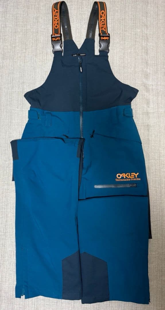 OAKLEY スノーボードウェア ビブパンツ ブルー