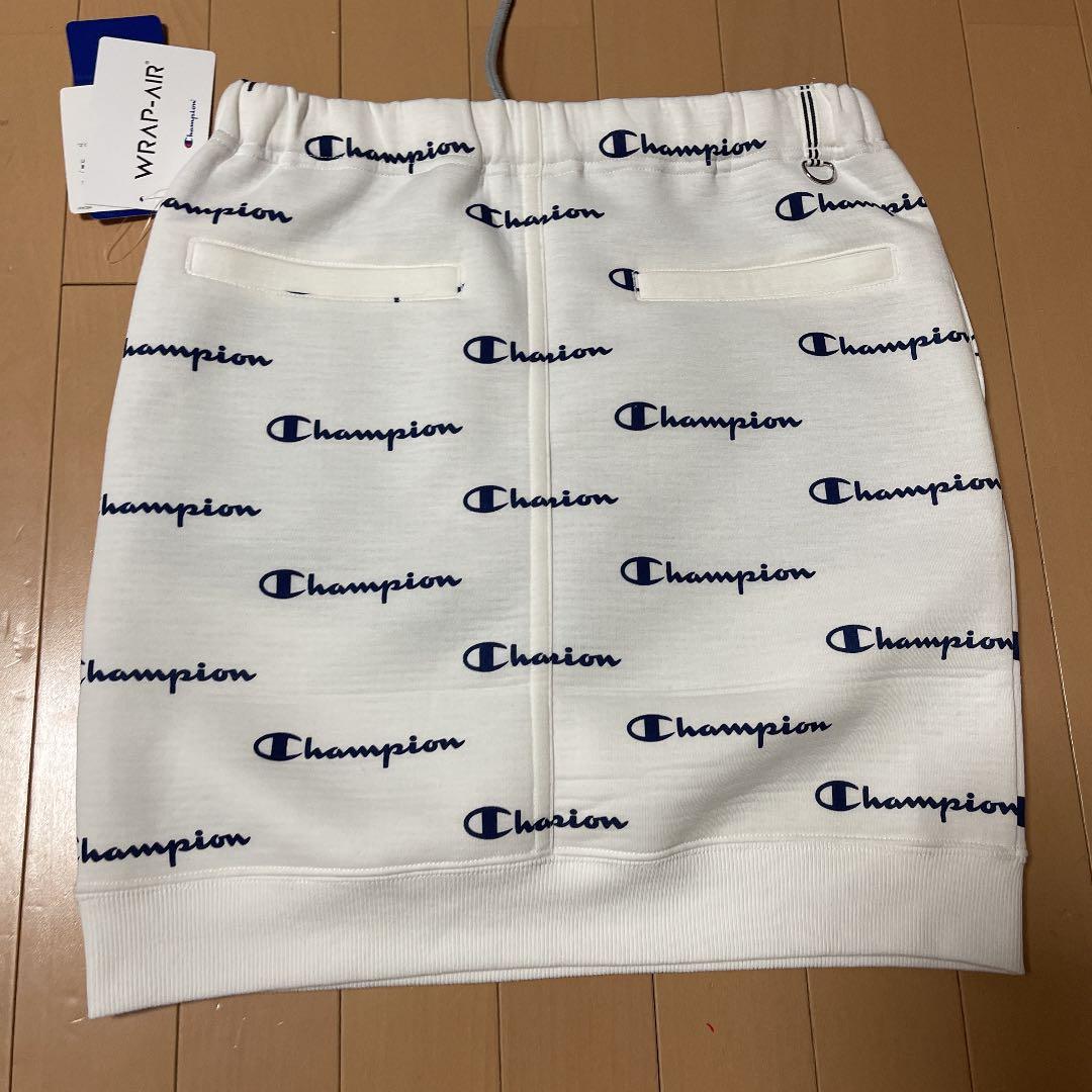 新品M チャンピオンGOLF シャツ&インナー付 Wrap-Airスカート