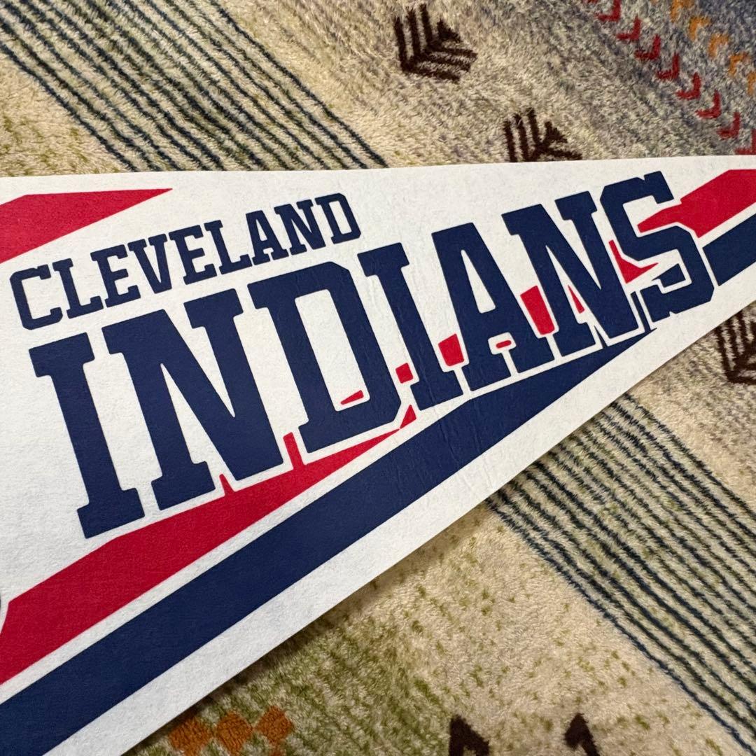 90s レア CLEVELAND INDIANS インディアンス ペナント