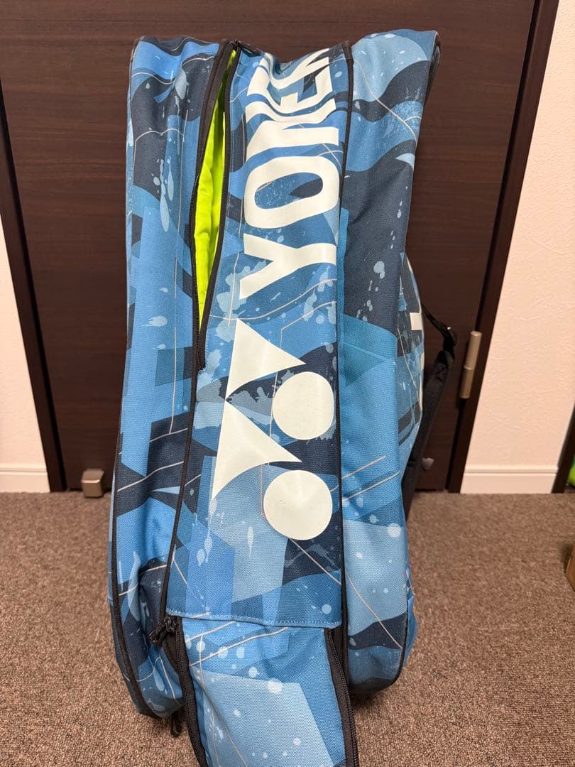 YONEX バドミントンバッグ 青と緑