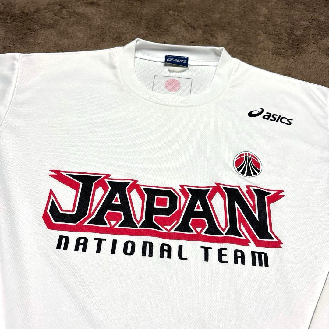【激レア】バスケットボール 日本代表 アシックス 長袖シャツ ロンT 国旗付